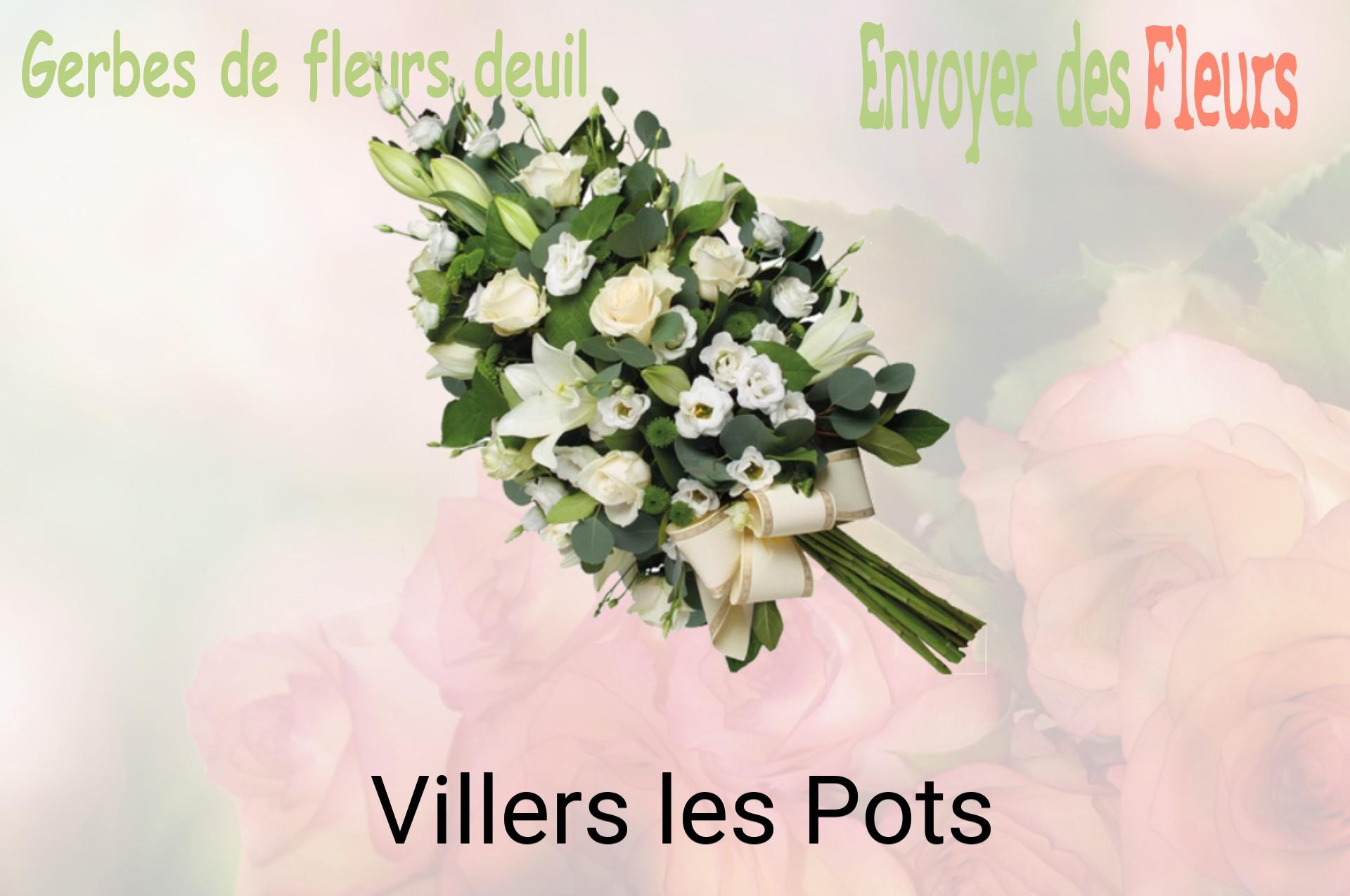 Gerbe de fleurs de deuil livrée à Villers-les-Pots